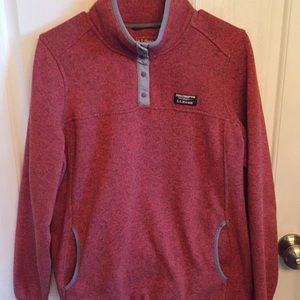 L.L. Bean Fleece Pullover.